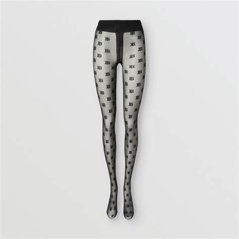 Burberry monogram motif tights